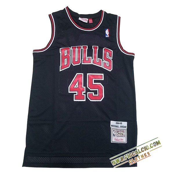 Maglia Chicago Bulls (JORDAN #45) 2024/25 Nero/Rosso