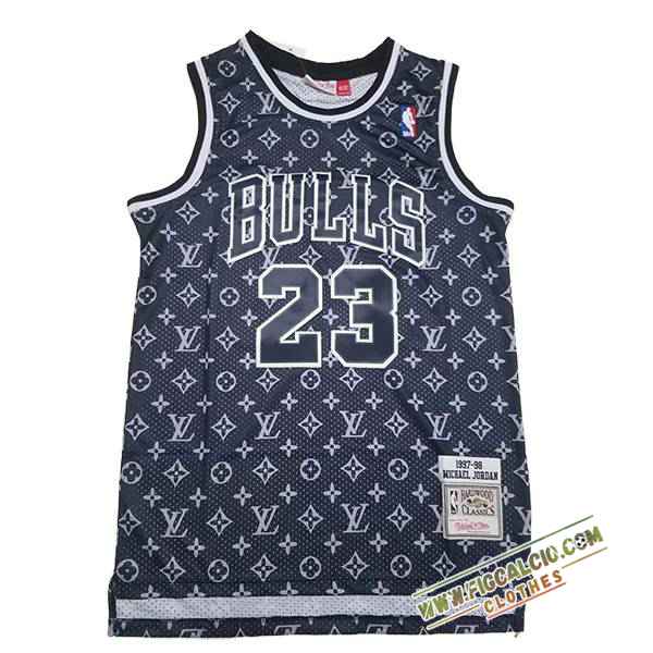 Maglia Chicago Bulls (JORDAN #23) 2024/25 Nero/Grigio