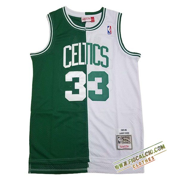 Maglia Boston Celtics (BIRD #33) 2024/25 Bianco/Verde