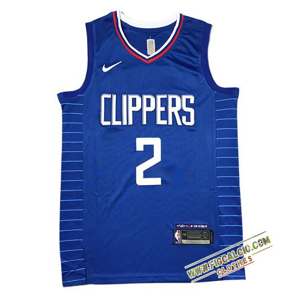 Maglia Los Angeles Clippers (LEONARD #2) 2024/25 Blu/Bianco