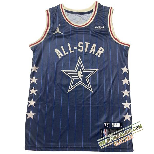Maglia American All-Star (LILLARD #0) 2024/25 Blu/Bianco -02