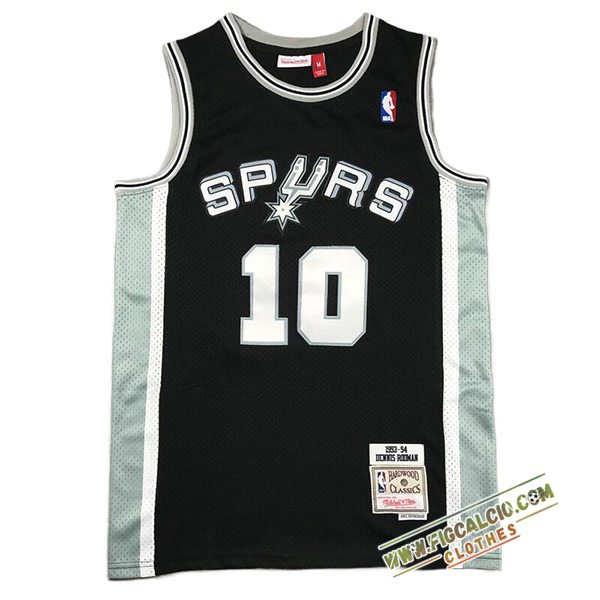 Maglia San Antonio Spurs (ROOMAN #10) 2024/25 Nero/Bianco/Verde