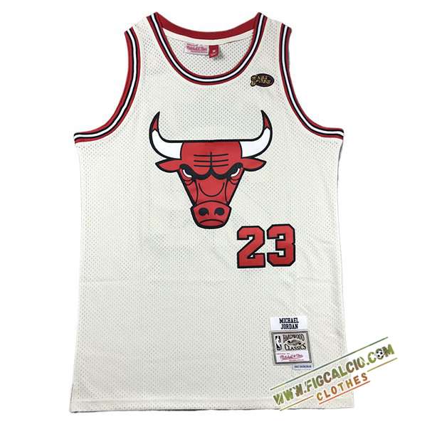 Maglia Chicago Bulls (JORDAN #23) 2024/25 Bianco/Rosso -02
