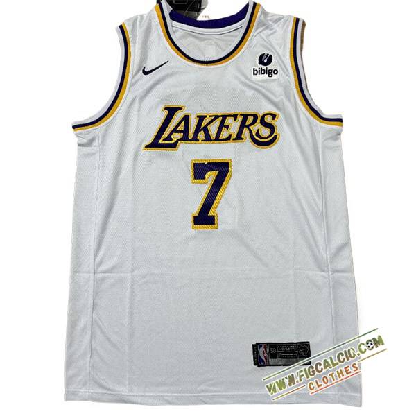 Maglia Los Angeles Lakers (ANTHONY #7) 2024/25 Bianco/Nero
