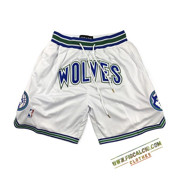 Pantaloncini NBA Minnesota Timberwolves 2024/25 Bianco/Blu