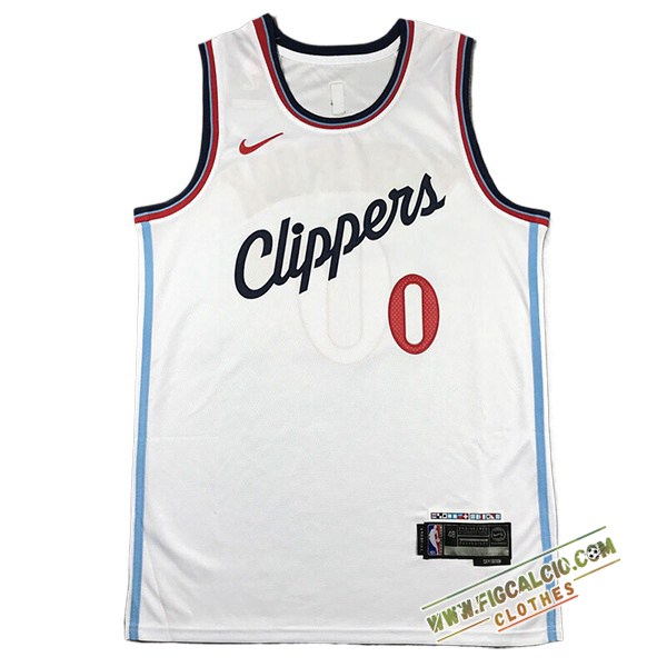 Maglia Los Angeles Clippers (WESTBROOK #0) 2024/25 Bianco -02