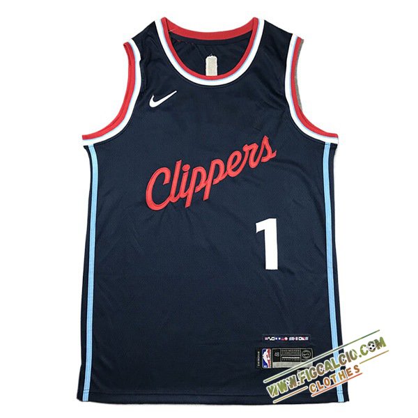 Maglia Los Angeles Clippers (HARDEN #1) 2024/25 Blu Scuro -02