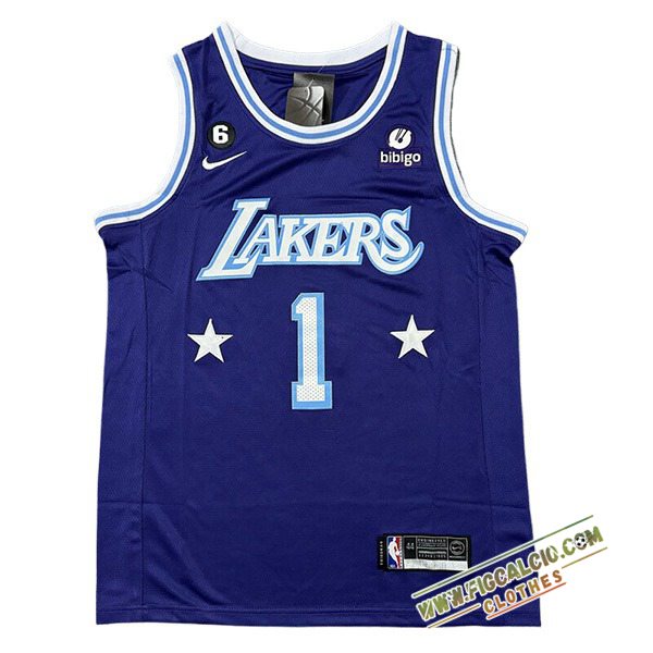 Maglia Los Angeles Lakers (RUSSELL #1) 2024/25 Blu/Bianco