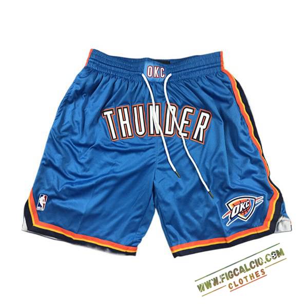 Pantaloncini NBA Oklahoma City Thunder 2024/25 Blu/Arancia
