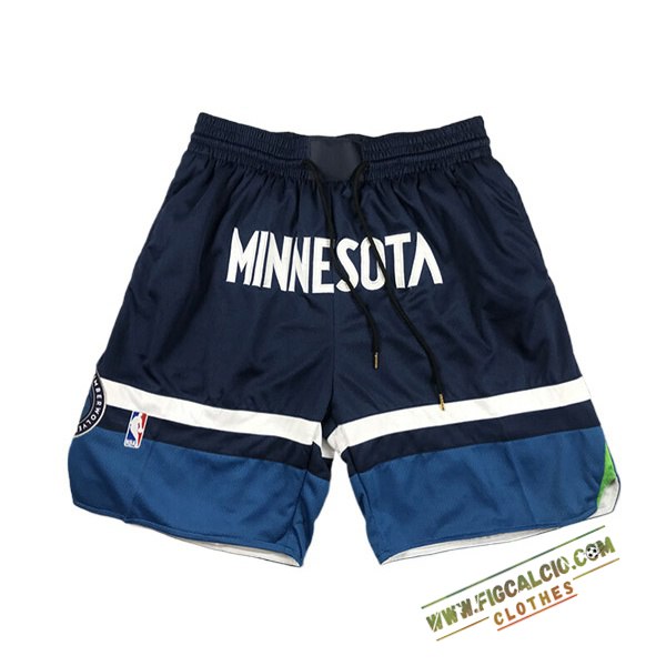 Pantaloncini NBA Minnesota Timberwolves 2024/25 Blu -03
