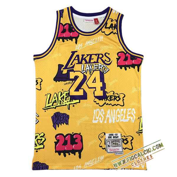 Maglia Los Angeles Lakers (BRYANT #24) 2024/25 Giallo