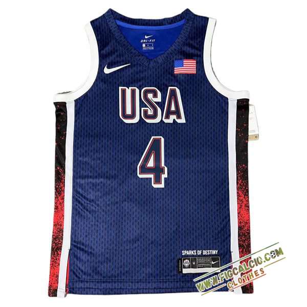 Maglia USA (CURRY #4) 2024/25 Blu