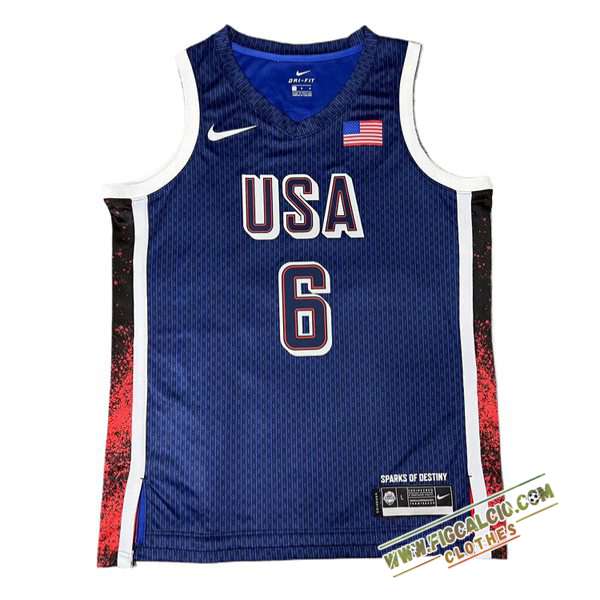 Maglia USA (JAMES #6) 2024/25 Blu