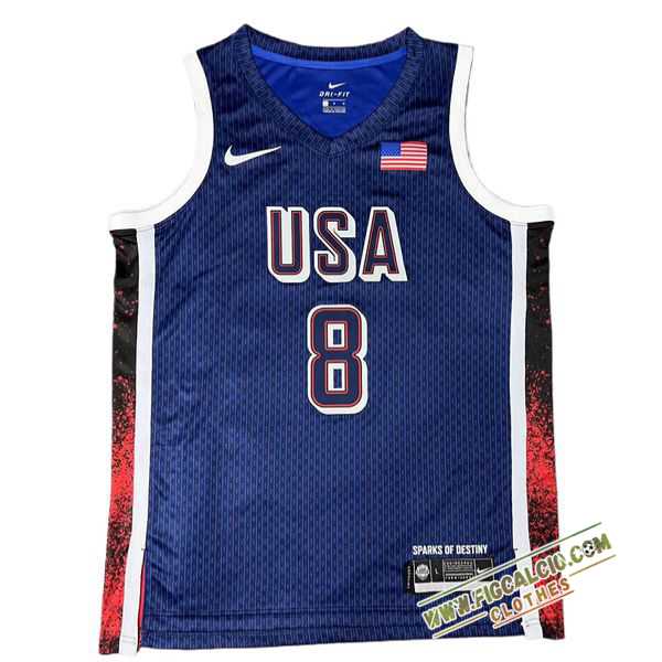Maglia USA (LEONARD #8) 2024/25 Blu