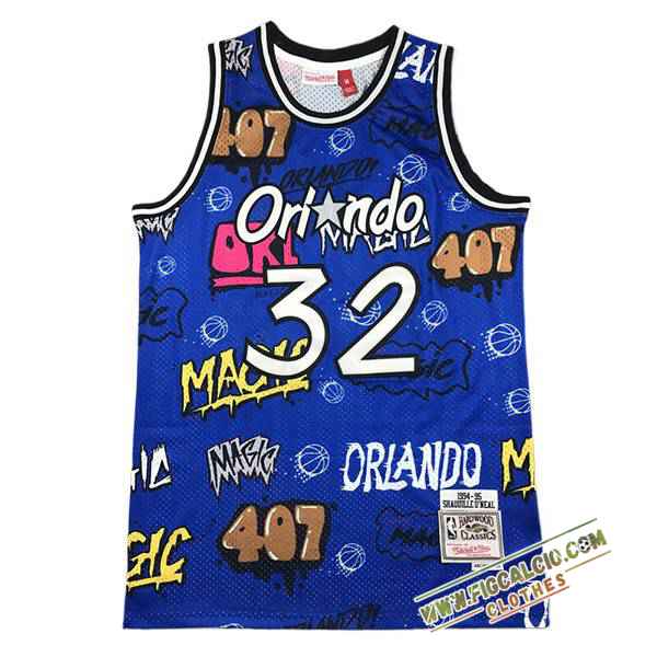 Maglia Orlando Magic (O'NEAL #32) 2024/25 Blu