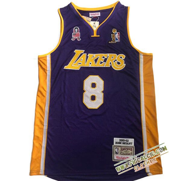 Maglia Los Angeles Lakers (BRYANT #8) 2024/25 viola/Giallo