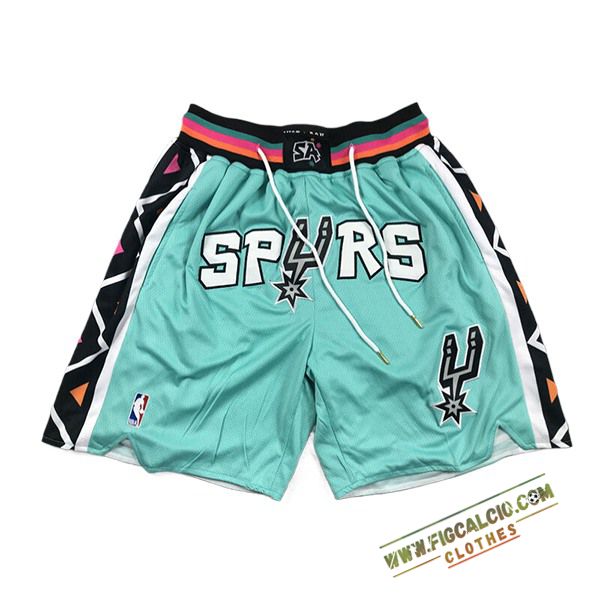 Pantaloncini NBA San Antonio Spurs 2024/25 Verde/Nero
