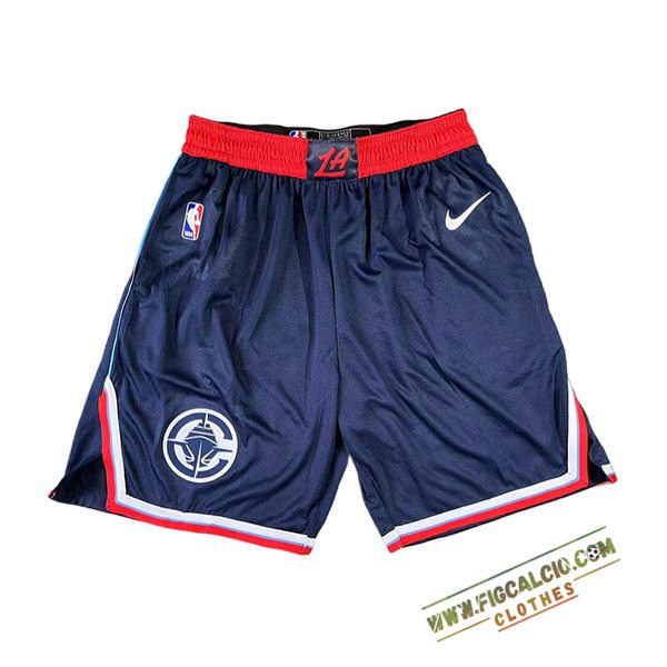 Pantaloncini NBA Los Angeles Clipperss 2024/25 Blu/Rosso