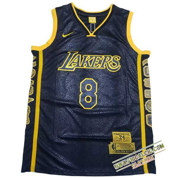 Maglia Los Angeles Lakers (BRYANT #24) 2024/25 Nero/Giallo
