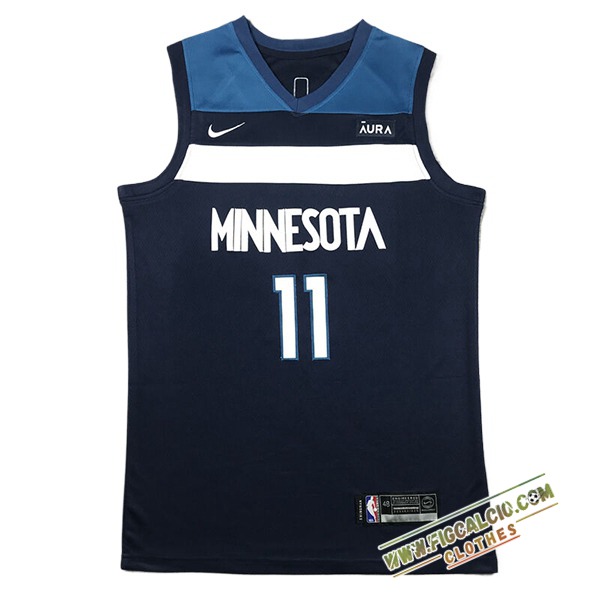 Maglia Minnesota Timberwolves (REID #11) 2024/25 Nero/Blu/Bianco