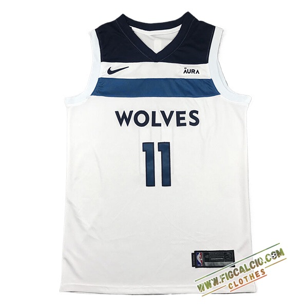 Maglia Minnesota Timberwolves (REID #11) 2024/25 Bianco/Blu/Nero
