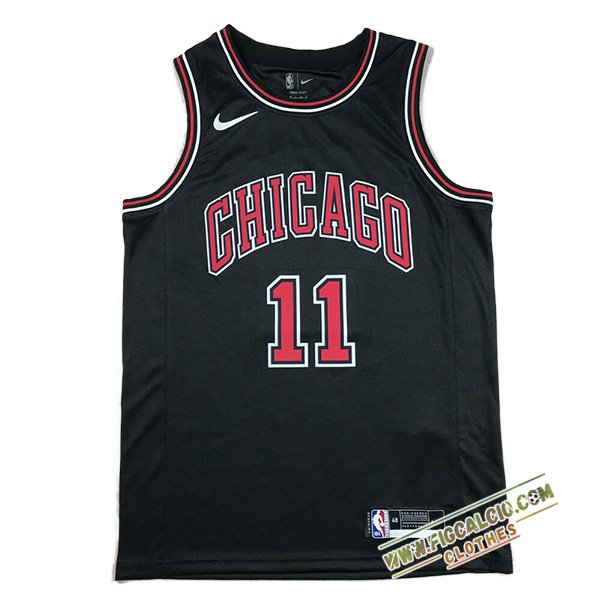 Maglia Chicago Bulls (DEROZAN #11) 2024/25 Nero/Rosso -02