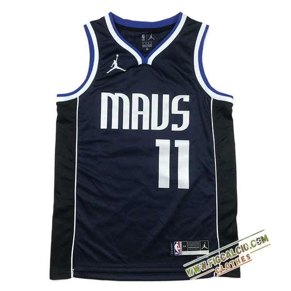 Maglia Dallas Mavericks (IRVING #11) 2024/25 Blu Scuro -02