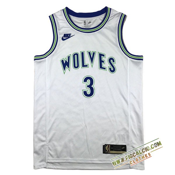 Maglia Minnesota Timberwolves (McDANIELS #3) 2024/25 Bianco/Blu/Verde