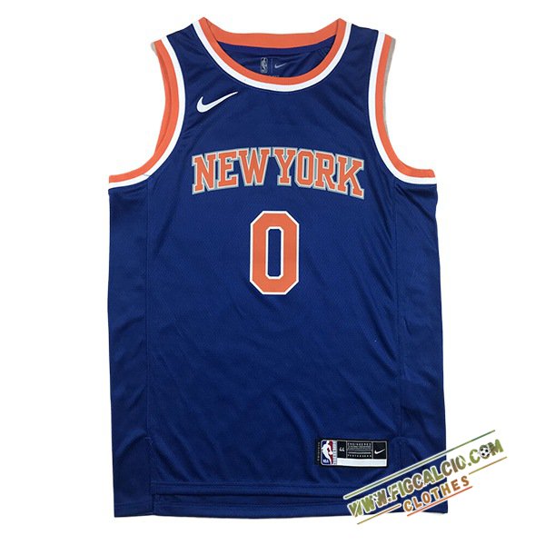 Maglia New York Knicks (DIVINCENZO #0) 2024/25 Blu/Arancia