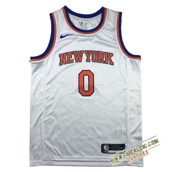 Maglia New York Knicks (DIVINCENZO #0) 2024/25 Bianco/Arancia
