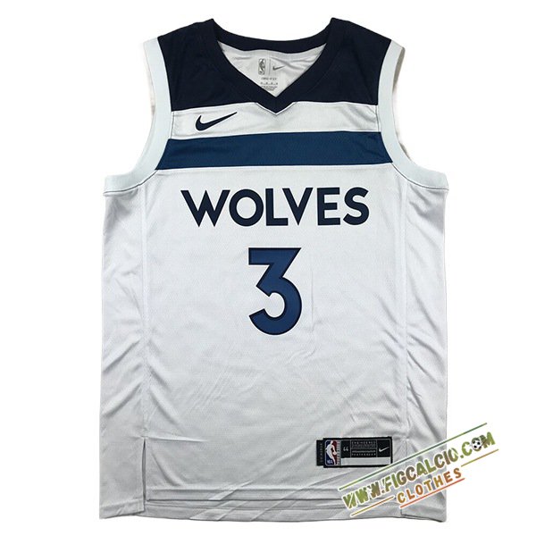Maglia Minnesota Timberwolves (McDANIELS #3) 2024/25 Bianco/Blu -02