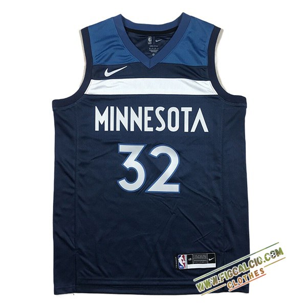 Maglia Minnesota Timberwolves (TOWNS #32) 2024/25 Blu/Bianco