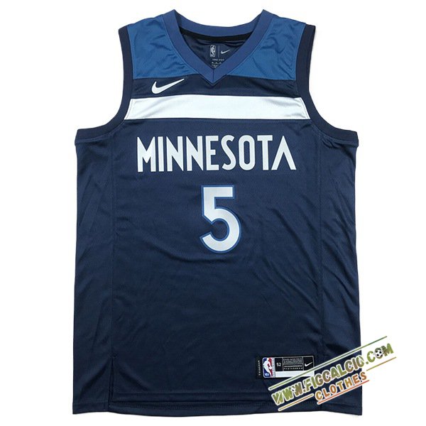 Maglia Minnesota Timberwolves (EDWARDS #5) 2024/25 Blu/Bianco