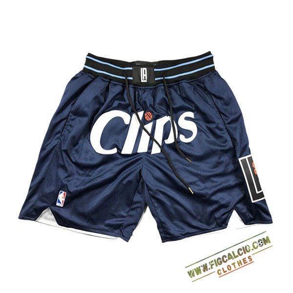 Pantaloncini NBA Los Angeles Clippers 2024/25 Blu Scuro