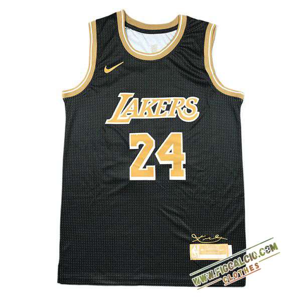 Maglia Los Angeles Lakers (BRYANT #24) 2024/25 Nero/Giallo
