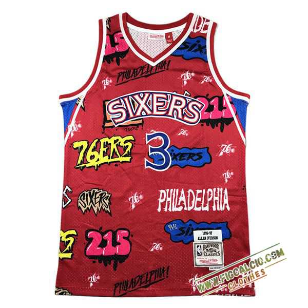 Maglia Philadelphia 76ers (WERSON #3) 2024/25 Rosso