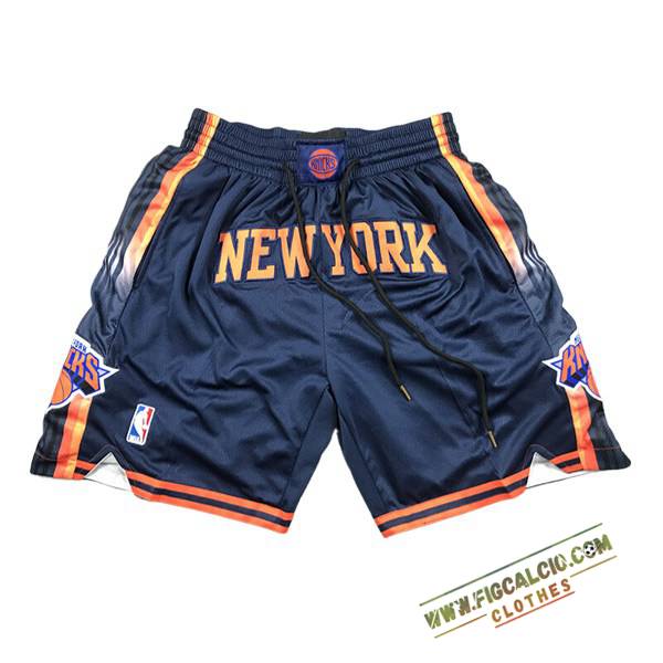 Pantaloncini NBA New York Knicks 2024/25 Blu Scuro