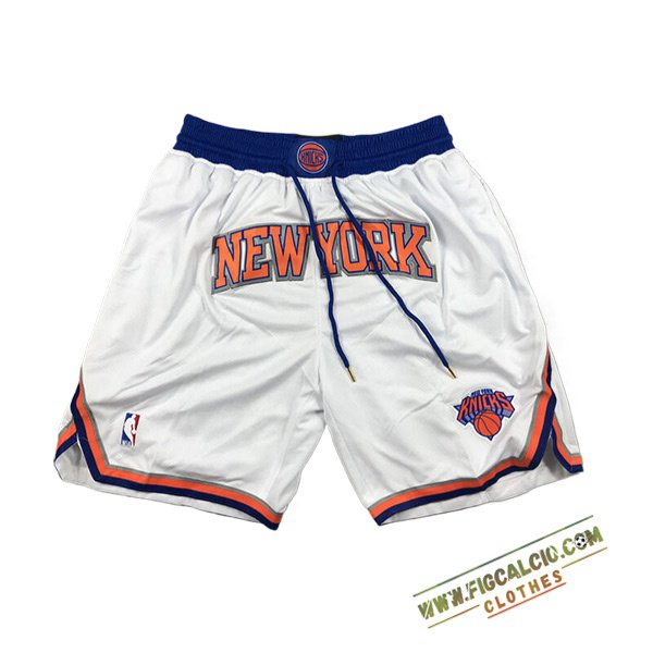 Pantaloncini NBA New York Knicks 2024/25 Bianco/Blu/Arancia