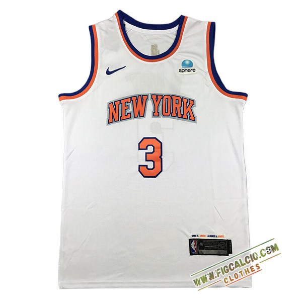 Maglia New York Knicks (HART #3) 2024/25 Bianco/Arancia -03