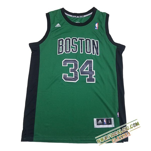 Maglia Boston Celtics (PIERCE #34) 2024/25 Verde/Nero