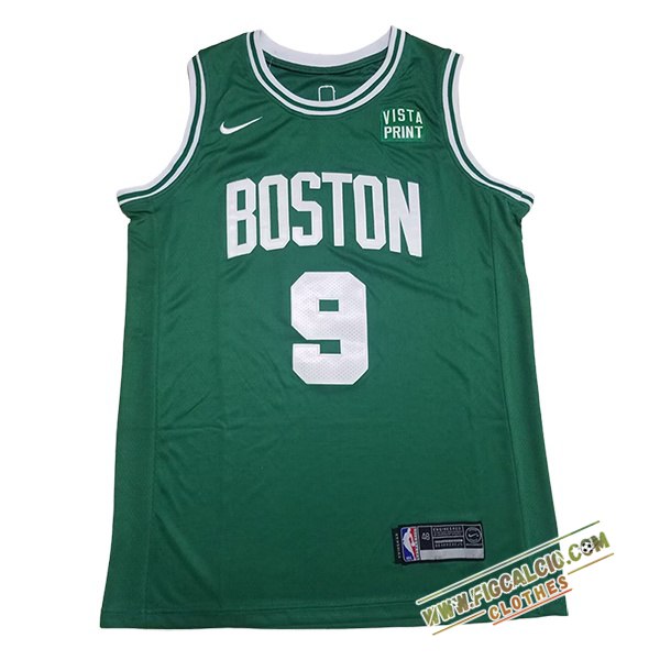 Maglia Boston Celtics (WHITE #9) 2024/25 Verde/Bianco