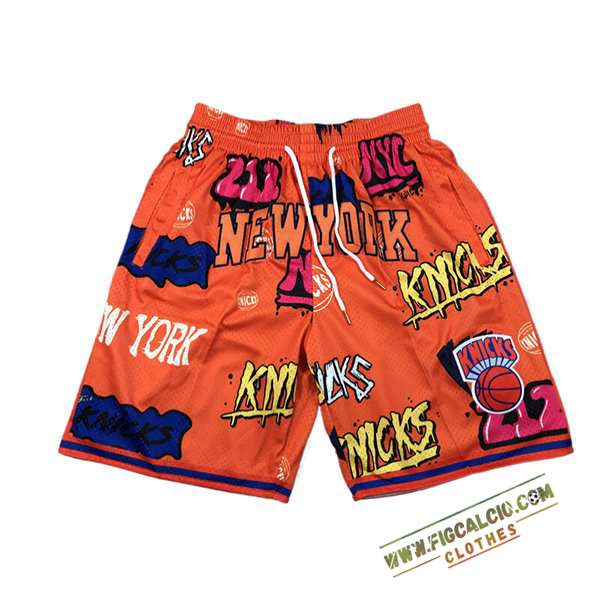 Pantaloncini NBA New York Knicks 2024/25 Arancia