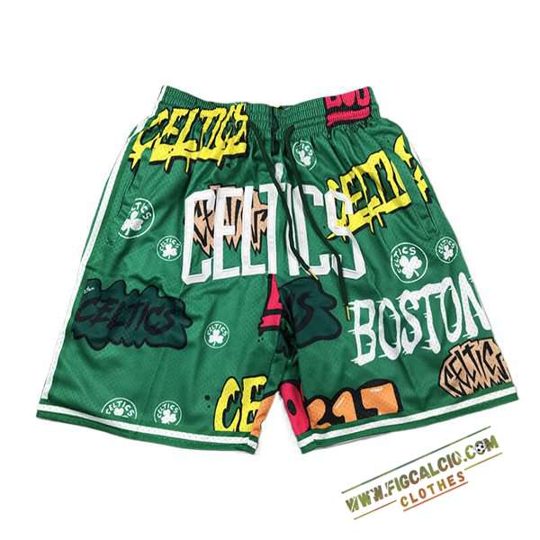Pantaloncini NBA Boston Celtics 2024/25 Verde