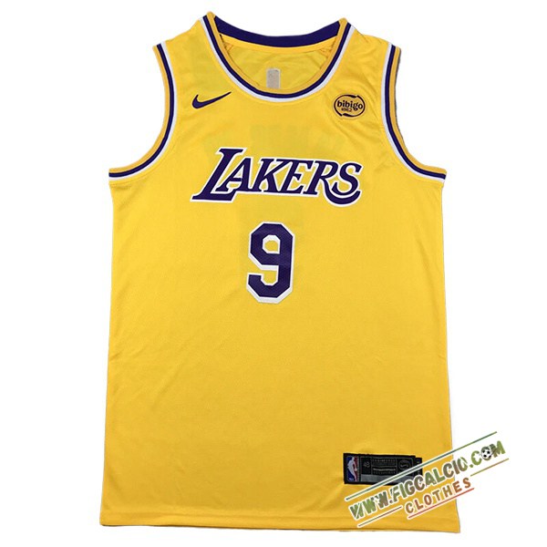 Maglia Los Angeles Lakers (JAMES JR. #9) 2024/25 Giallo