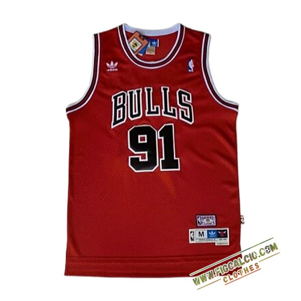 Maglia Chicago Bulls (RODMAN #91) 2024/25 Rosso