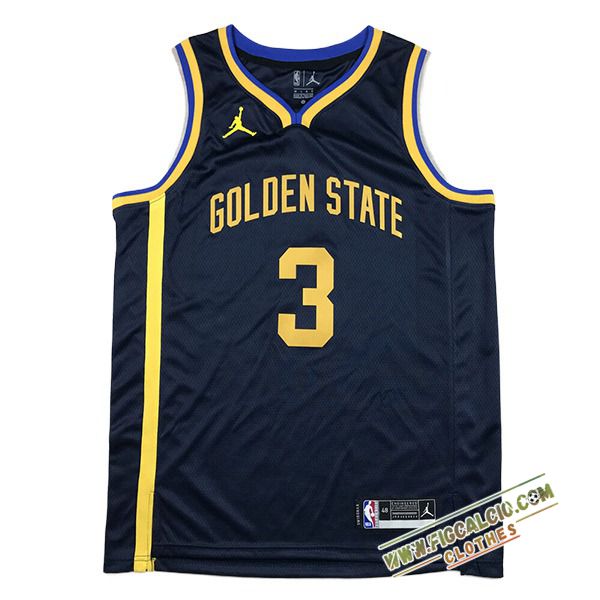 Maglia Golden State Warriors (PAUL #3) 2024/25 Blu Scuro