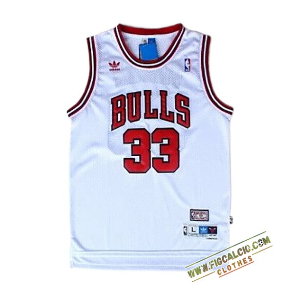 Maglia Chicago Bulls (PIPPEN #33) 2024/25 Bianco/Rosso