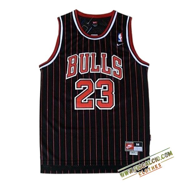 Maglia Chicago Bulls (JORDAN #23) 2024/25 Nero/Rosso -02