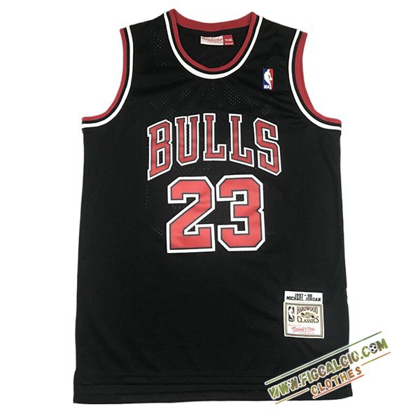 Maglia Chicago Bulls (JORDAN #23) 2024/25 Nero/Rosso -04