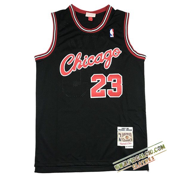 Maglia Chicago Bulls (JORDAN #23) 2024/25 Nero/Rosso -06